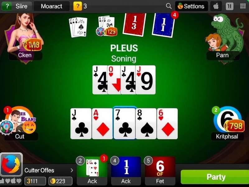 Professional Teen Patti Royal game setup with cards and chips