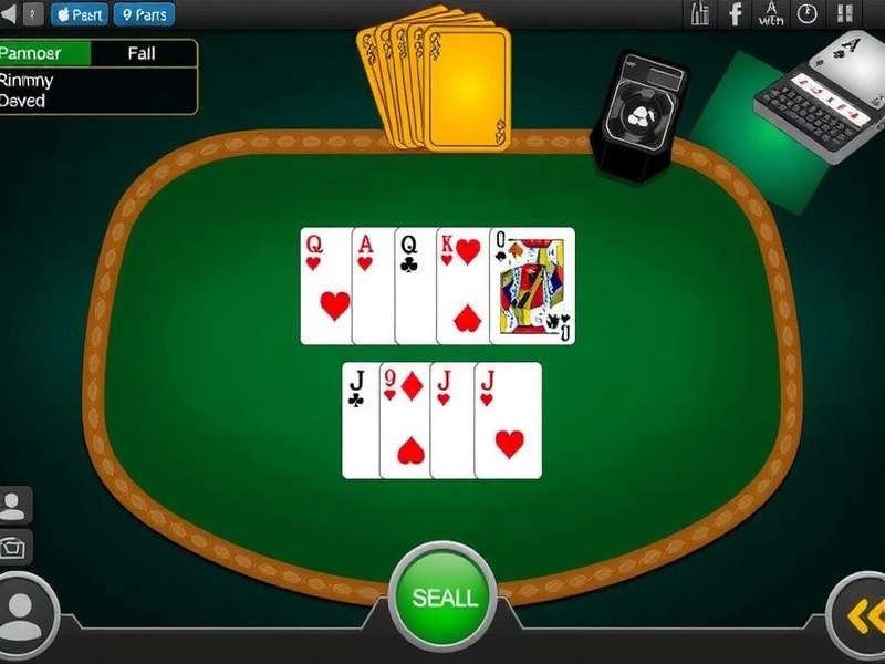 Hand holding Teen Patti and Rummy cards arranged strategically